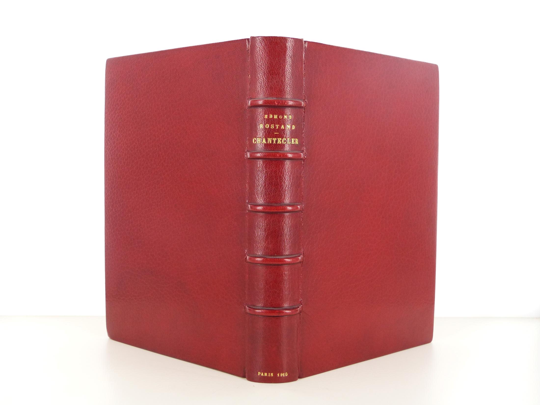 Reliure de Chantecler d'Edmond Rostand