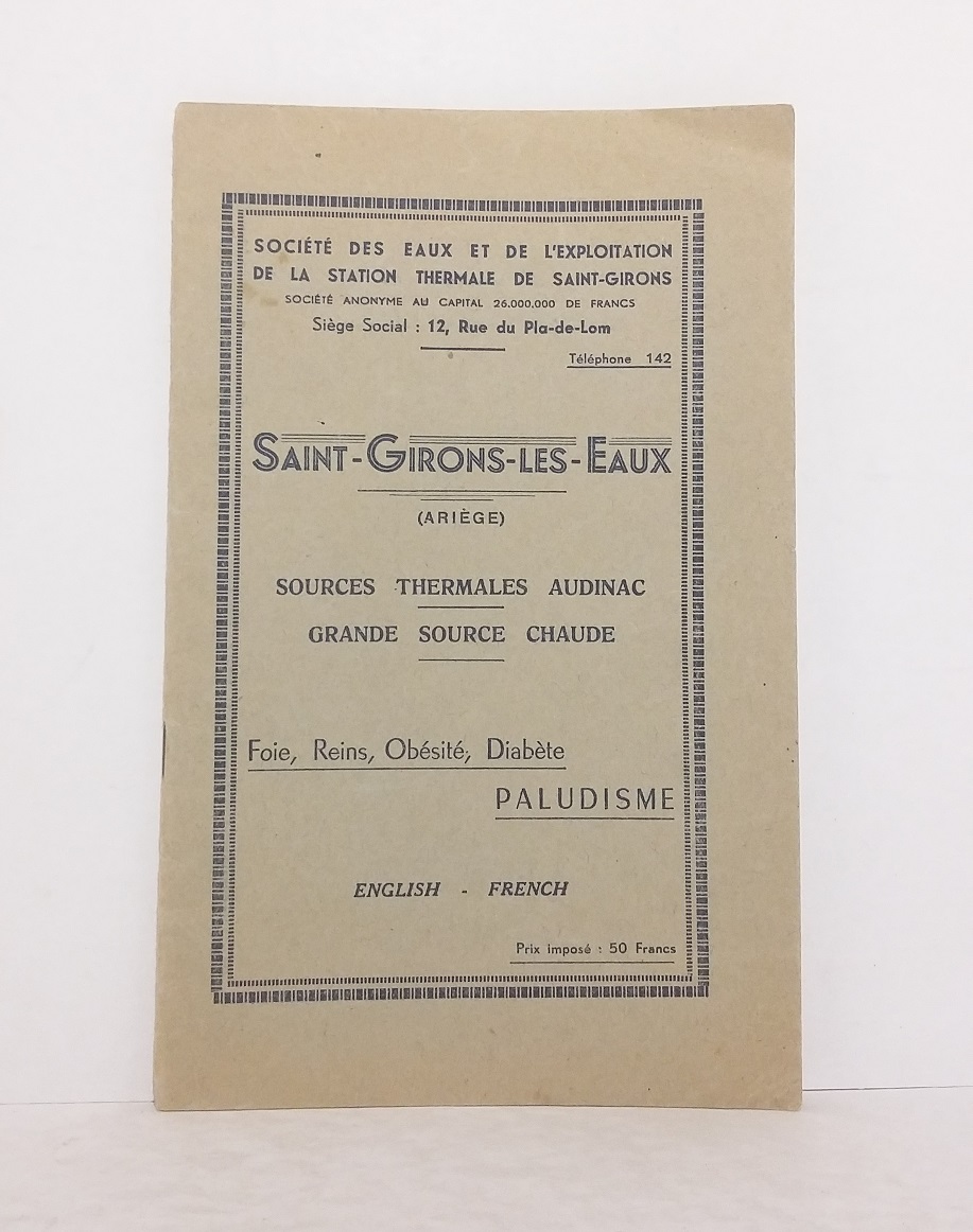 Saint-Girons-les-Eaux (Ariège) : Sources thermales Audinac - Grande Source chaude