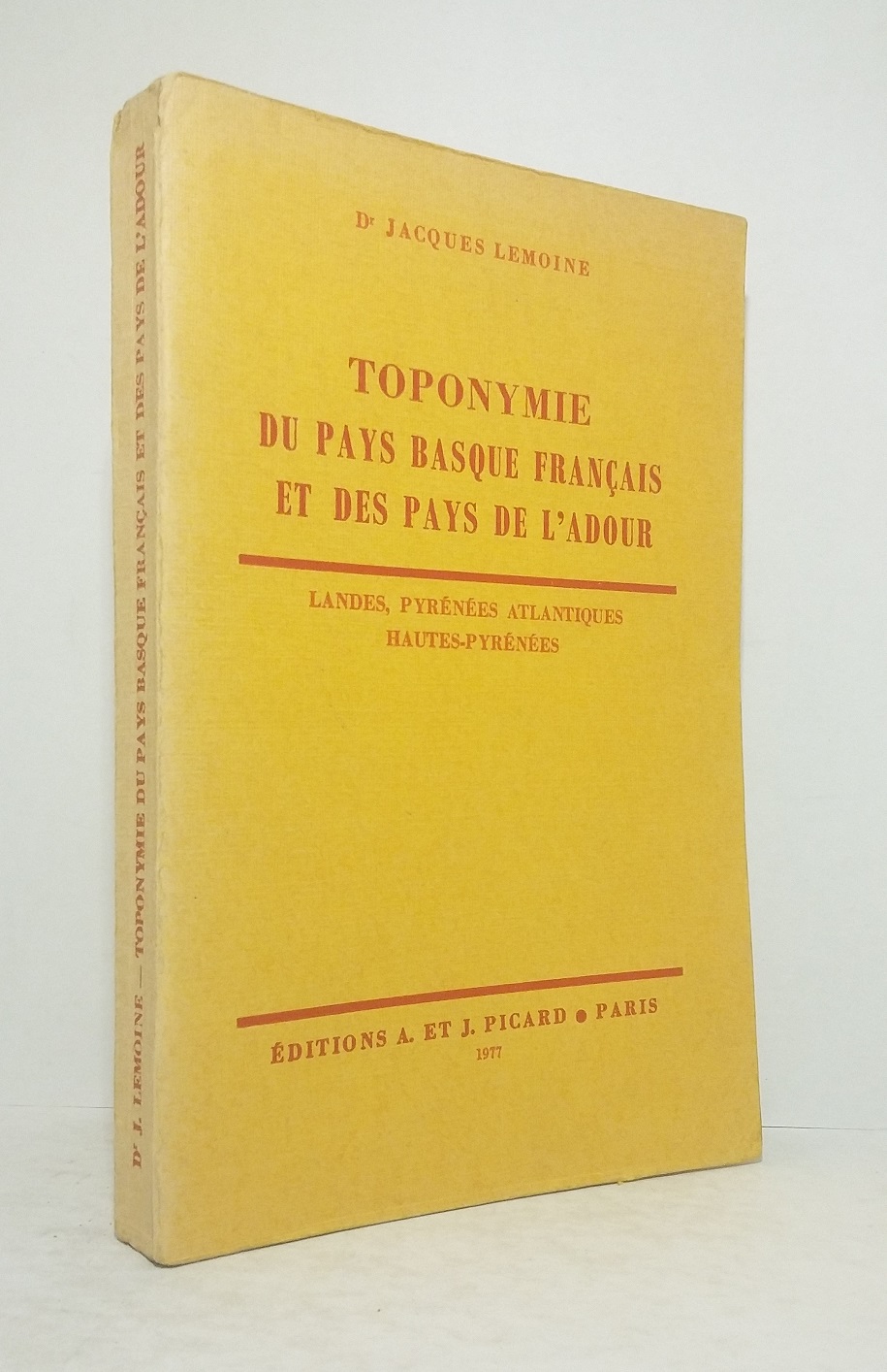 Toponymie du Pays Basque Français et des Pays de l'Adour