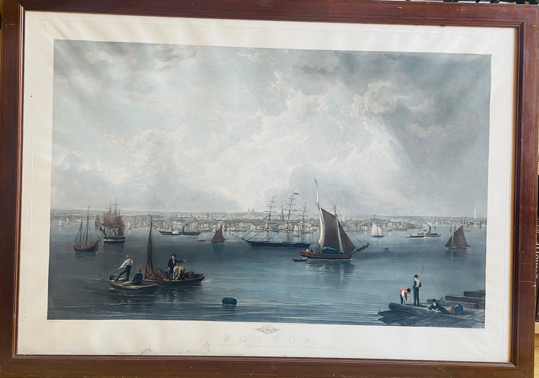 Lithographie de Boston