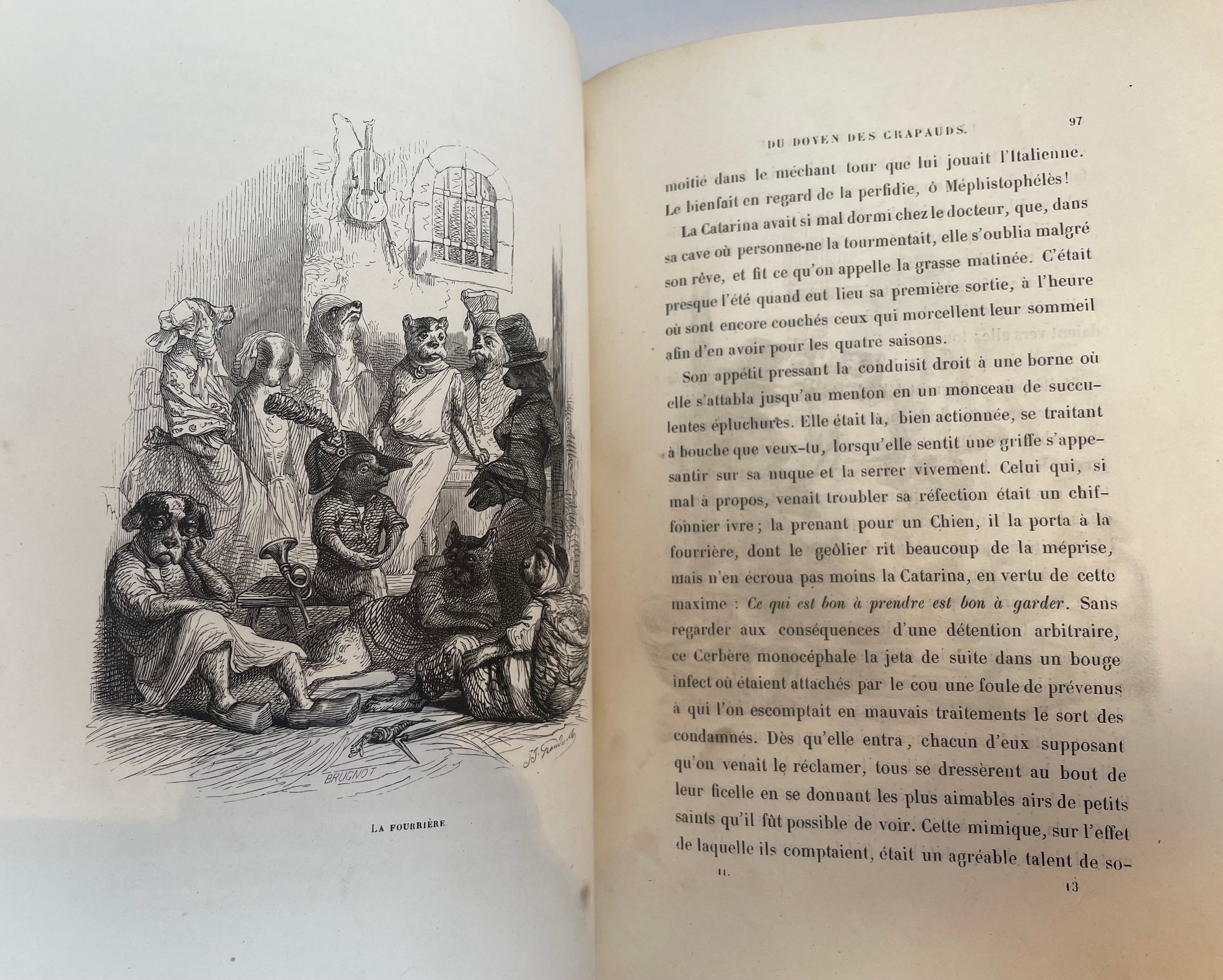 Scènes de la vie privée et publique des animaux Grandville