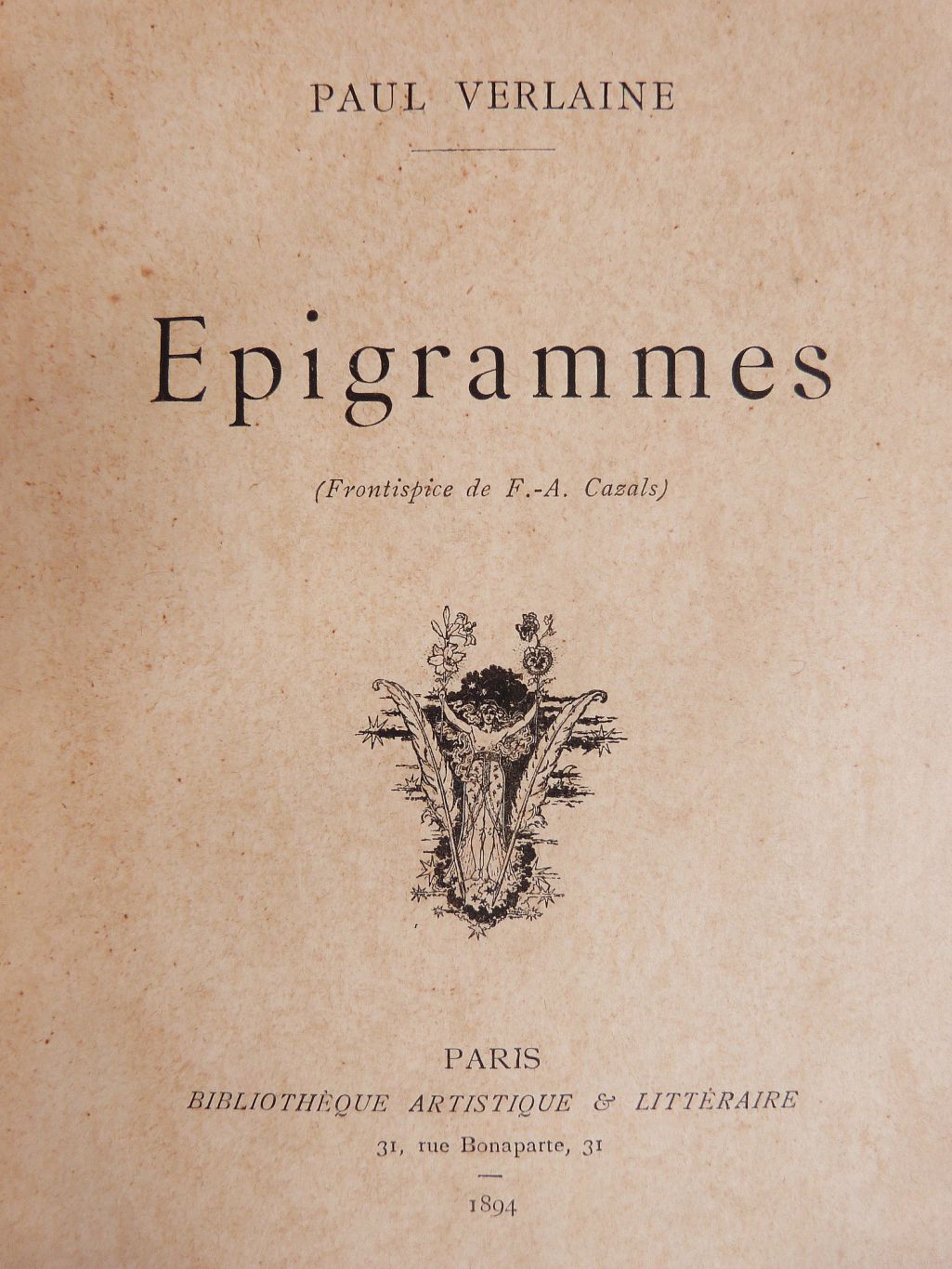 Epigrammes